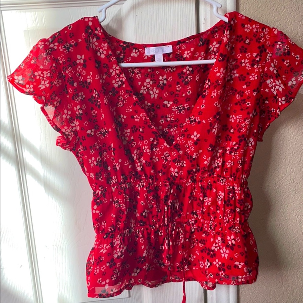 Red blouse ❣️😍